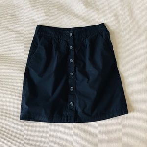 Blue skirt with buttons